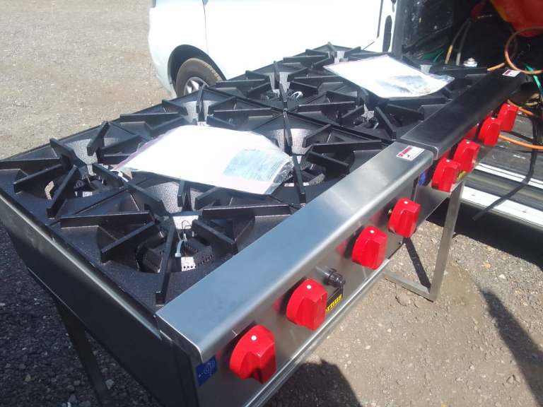 Catering trailer equipment gas tabletop hob burners cookers restaurant kitchen item