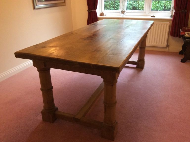 Pine Nantucket 3 Plank Dining Table