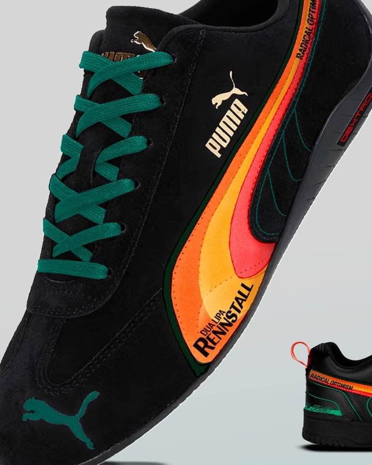 image for PUMA x Dua Lipa Speedcat “Radical Optimism Rennstall”