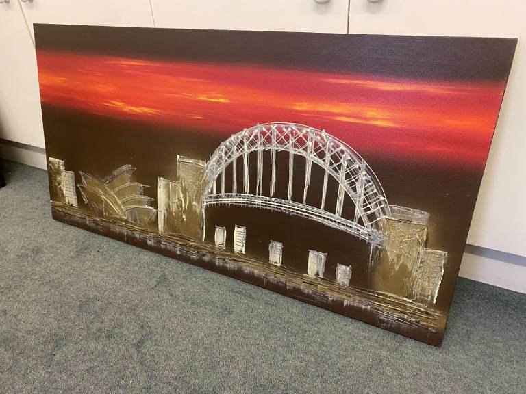 Sydney Opera House & Bridge Painting on Canvas