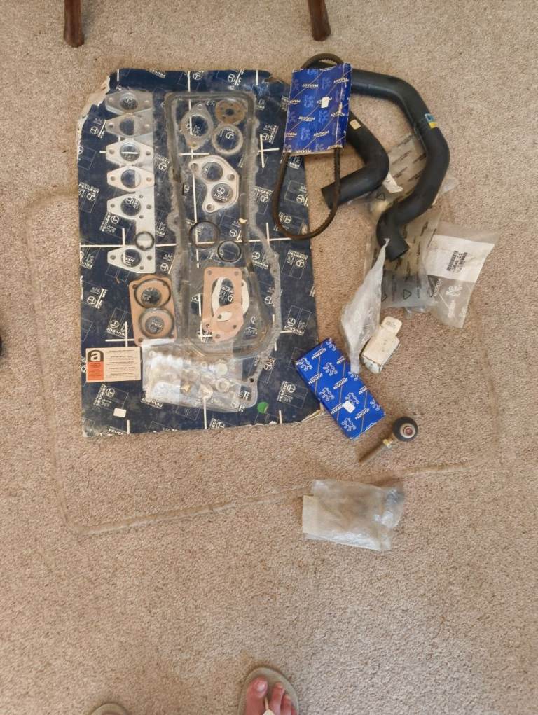 Peugeot 305 Saloon car-parts (still in original packaging)