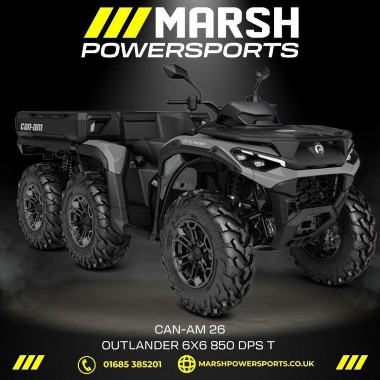 Can-Am Outlander 6x6 DPS 850 T 2026 - Can-Am Official Dealer - Reserve Now!
