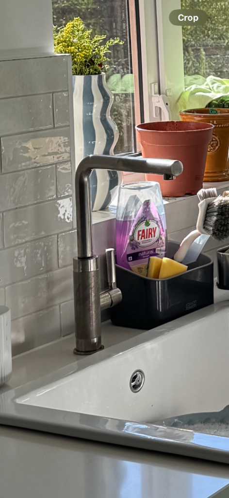 Franke Tessuto L Swivel Side Decor Steel Tap