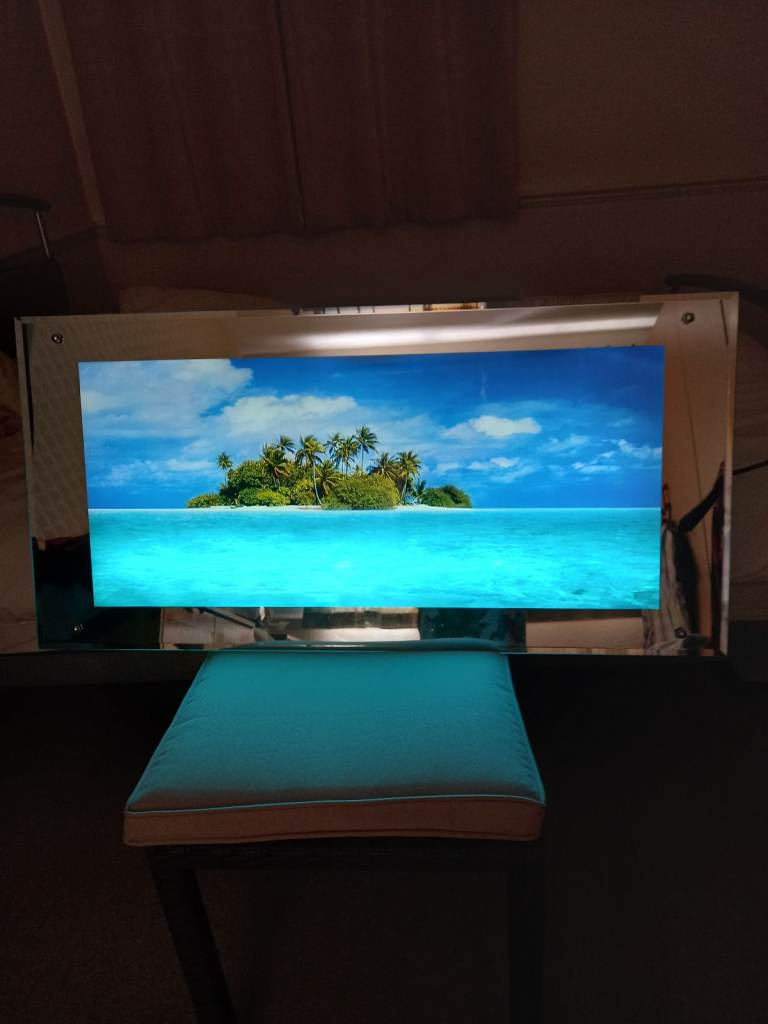Beautiful Ocean Scene Sound/Light Box Mirror 
