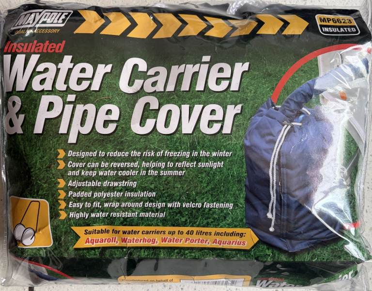 NEW INSULATED BARREL AND PIPE COVER FOR 40 LITRE BARREL IN PACKET ONLY £13, CAN POST