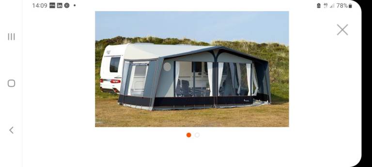 Isabella Commadore 1000-1075 Full caravan Awning