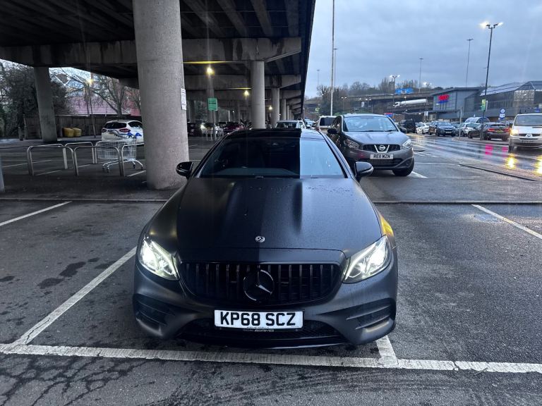 E220d Coupe Premium Plus – Matte Black Wrap – Forgiato Alloys 