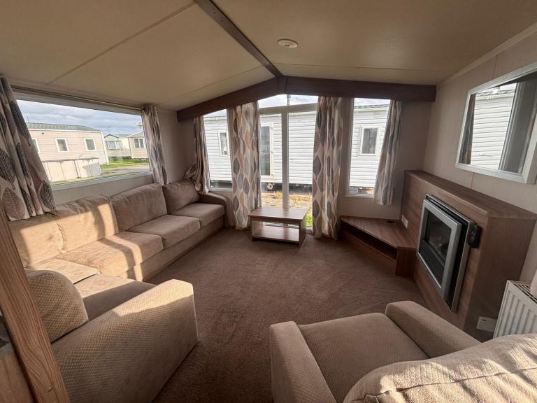 Sited static caravan for sale on family park | North Wales | £5k deposit