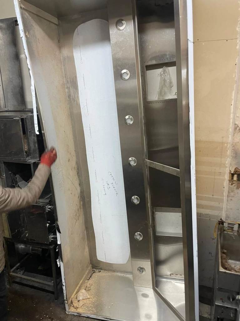 Canopy (Unused) Stainless Steel L:270cm D:115cm-28/1/26