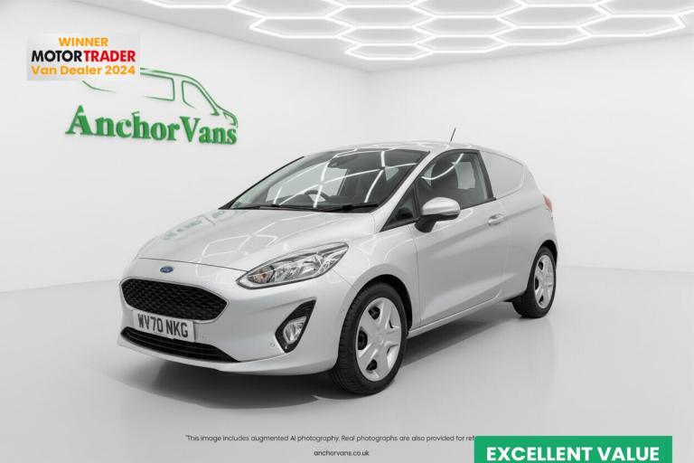 2020 Ford Fiesta CDV SWB L1H1 Air Con Touch Screen Steering Controls Car derived van Petrol Manual