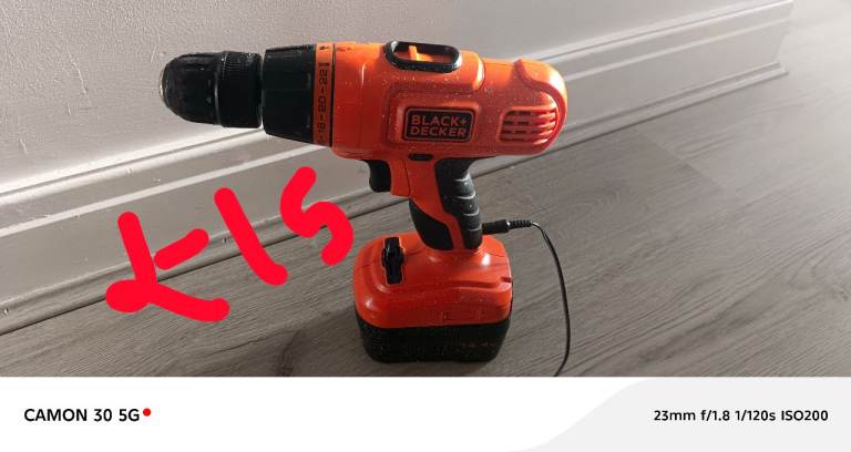 Drill with all the bits