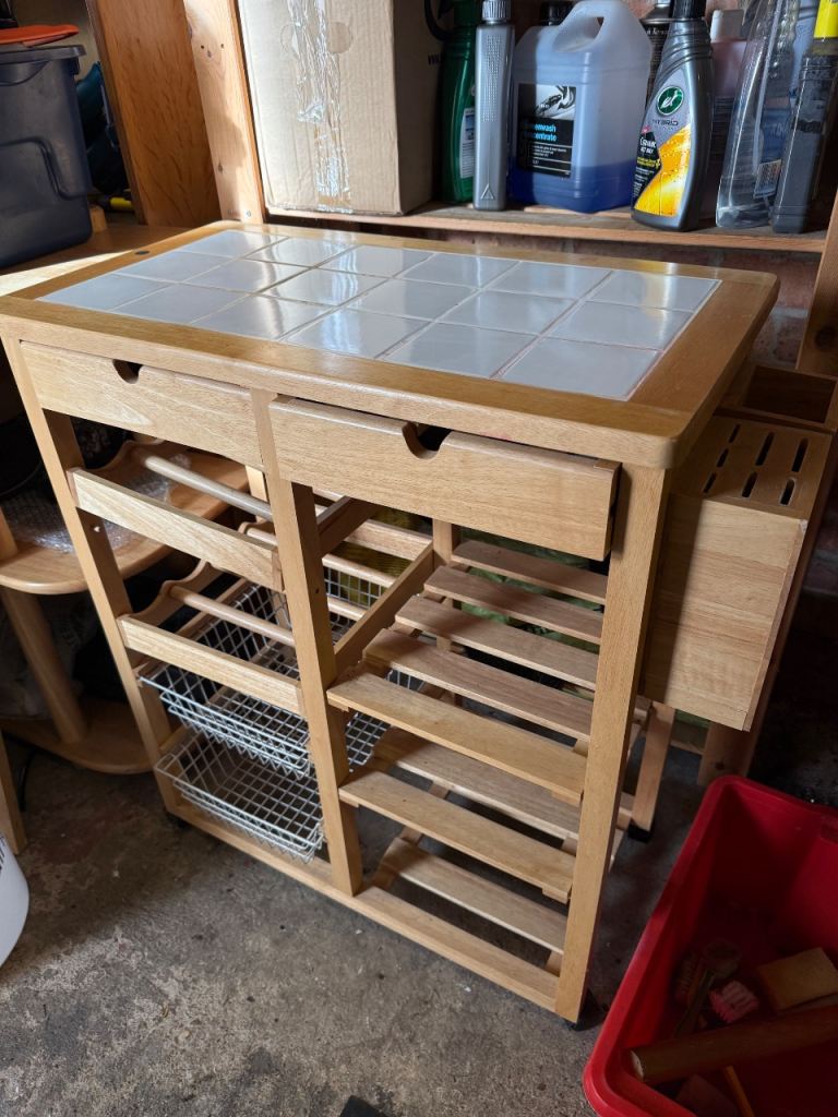 Kitchen Trolley on Wheels