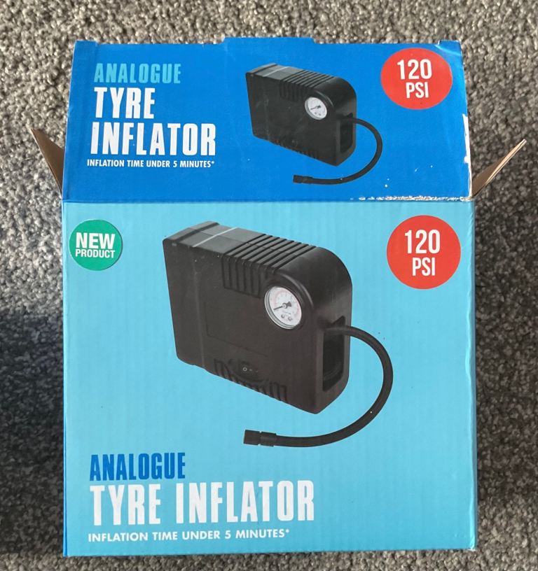 Halfords analogue tyre inflator 