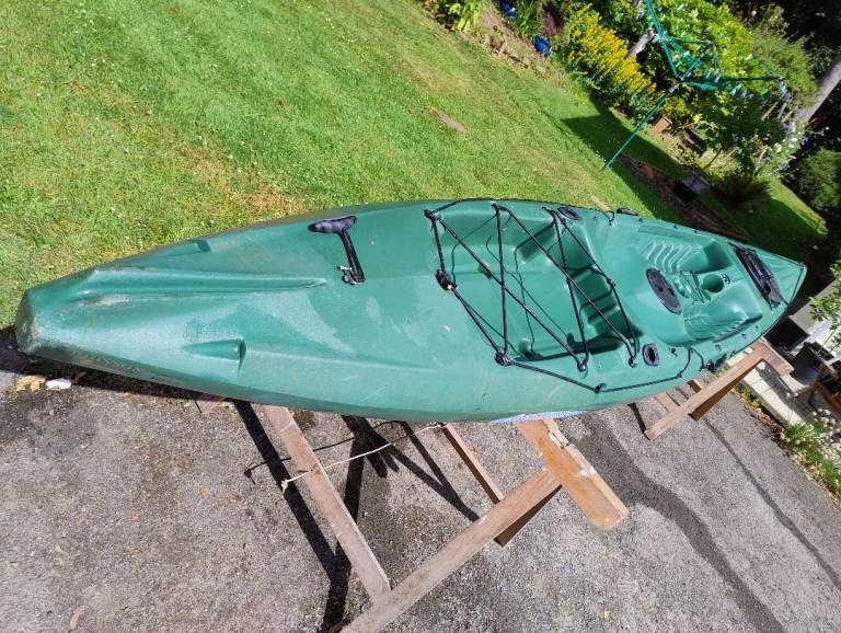 Ocean sports sit on sea kayak