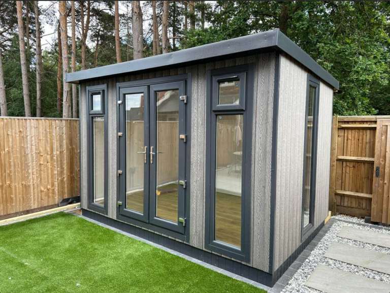 Composite garden rooms with wireless alarm POA 