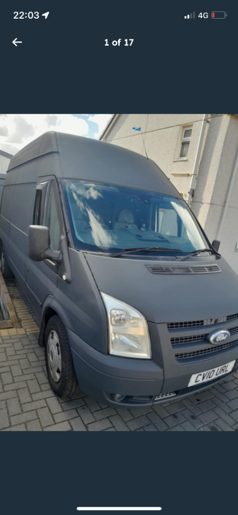 Ford, TRANSIT, Panel Van, 2010, Manual, swap 4 7 seater 