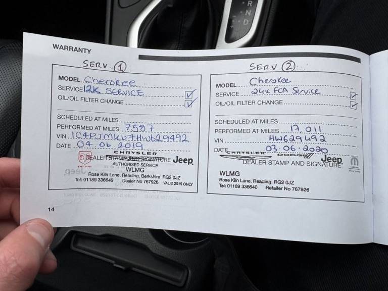 2018 Jeep Cherokee 2.2 MultiJetII Overland SUV 5dr Diesel Auto 4WD Euro 6 (s/s) (200 ps) ESTATE D...