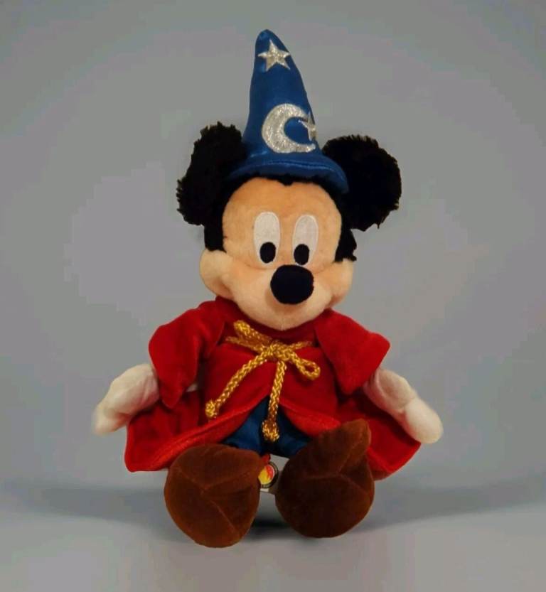 Disney Mickey Mouse Fantasia Sorcerer Cuddly Toy