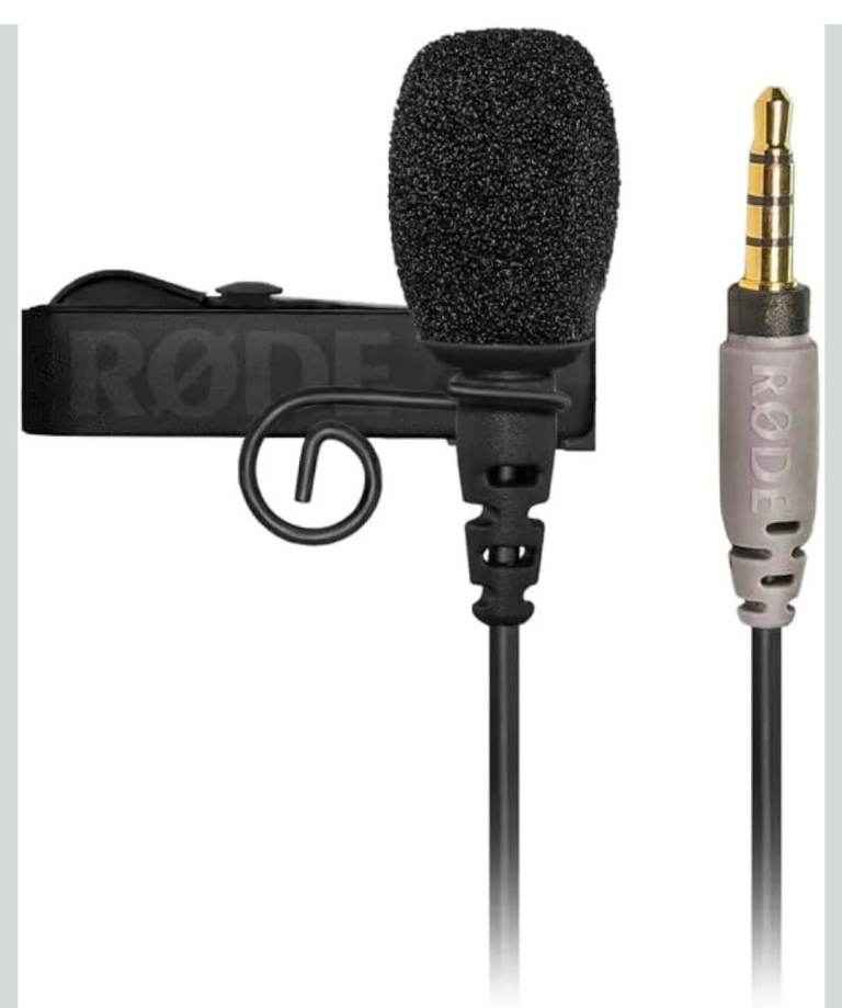 RODE SmartLav+ Smartphone Lavalier Microphone with TRRS Connector, Filmmaking and Studio Recording