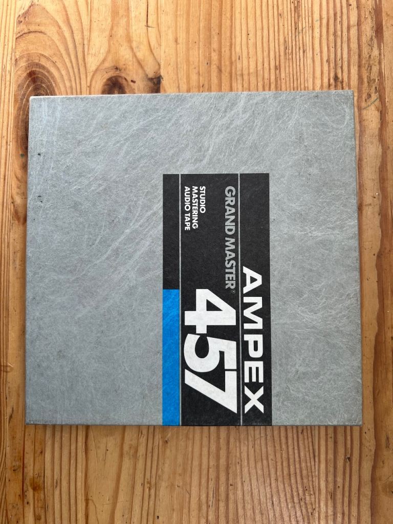 Ampex Grand Master 457 Studio Mastering Audio Tape – Used and in good condition. 