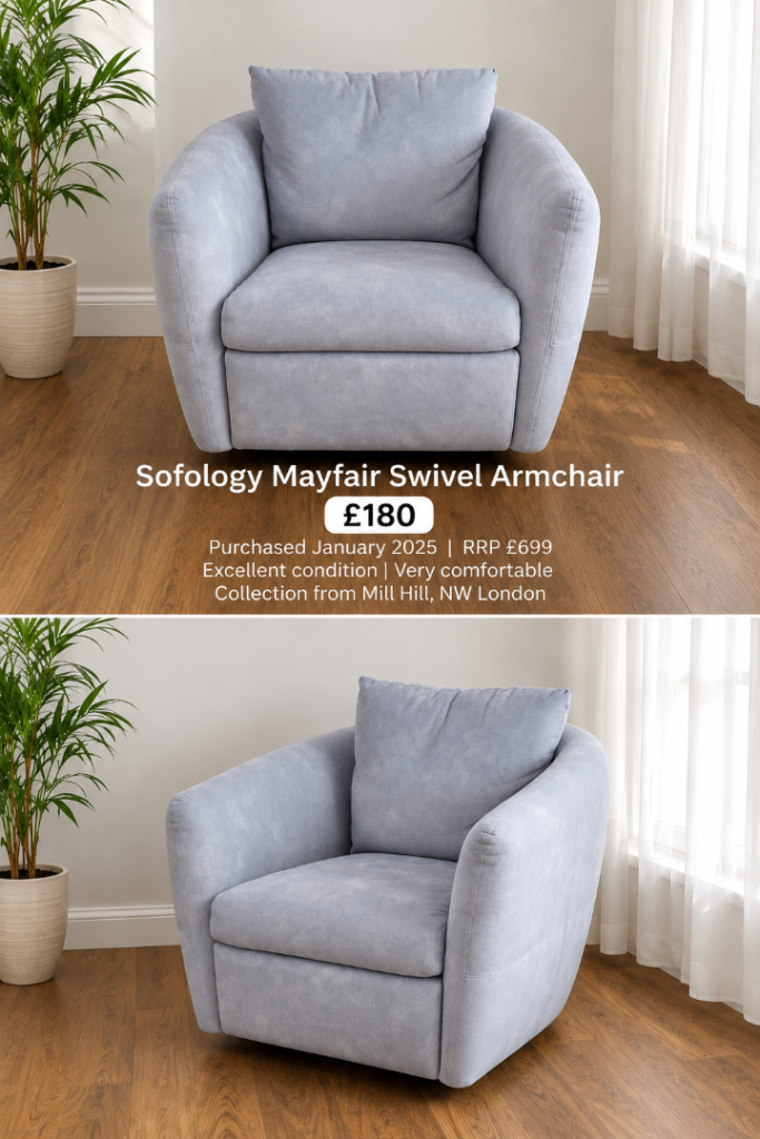Marvella Sofology Swivel Armchair