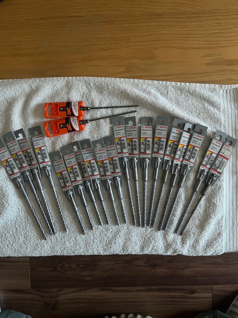 Bosch SDS Plus-5x Drill Bits 4 - 7mm X 21