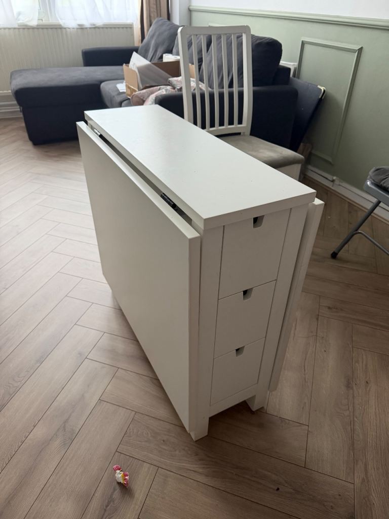 IKEA folding table and 2x chairs 