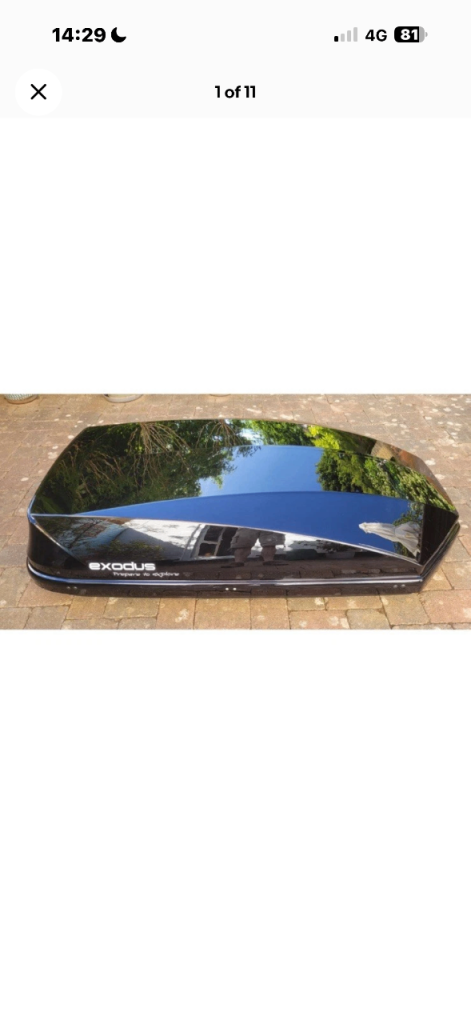 Exodus Roof Box 470L 