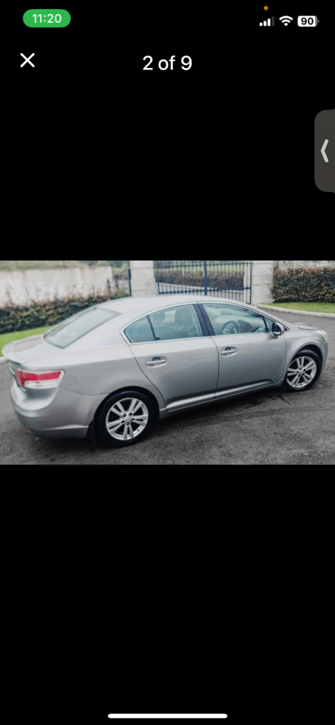 Toyota, AVENSIS, Saloon, 2010, Manual, 1998 (cc), 4 doors