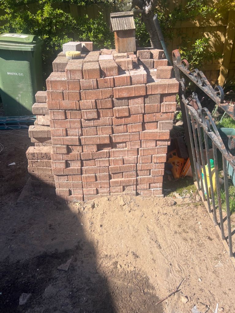 Paving bricks for patio