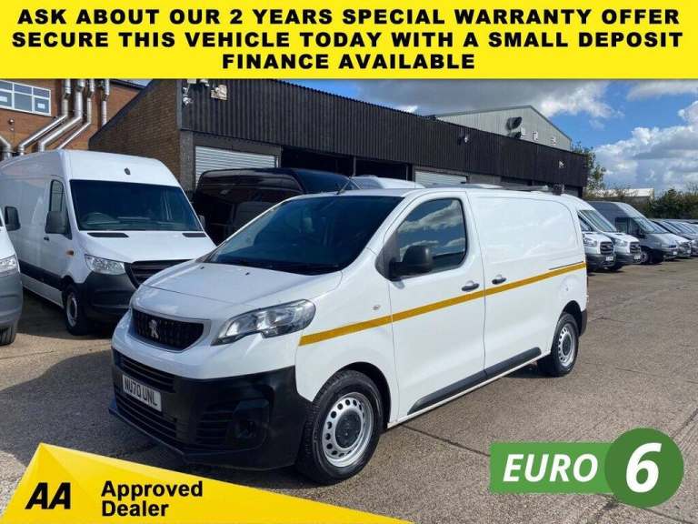 2020 70 PEUGEOT EXPERT 2.0 BLUE HDI PROFESSIONAL MWB 120BHP. AIRCON. APPLE PLAY.