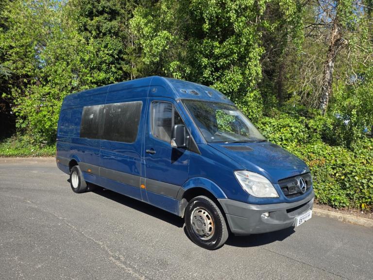 2010 MERCEDES BENZ SPRINTER 2.1 CDI 516 HIGH ROOF LWB CREW VAN CAMPER EX POLICE 