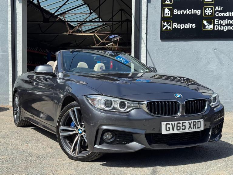 2015 BMW 4 Series 420d [190] M Sport 2dr Auto [Professional Media] CONVERTIBLE DIESEL Automatic