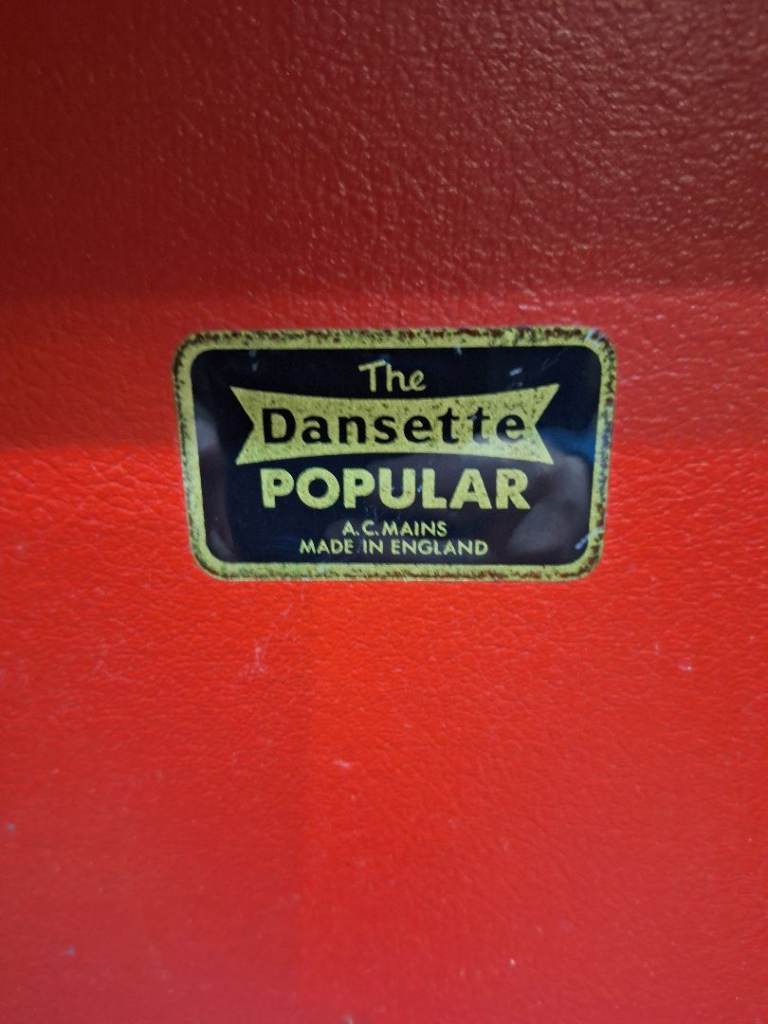 Vintage Dansette Popular Portable Record Player