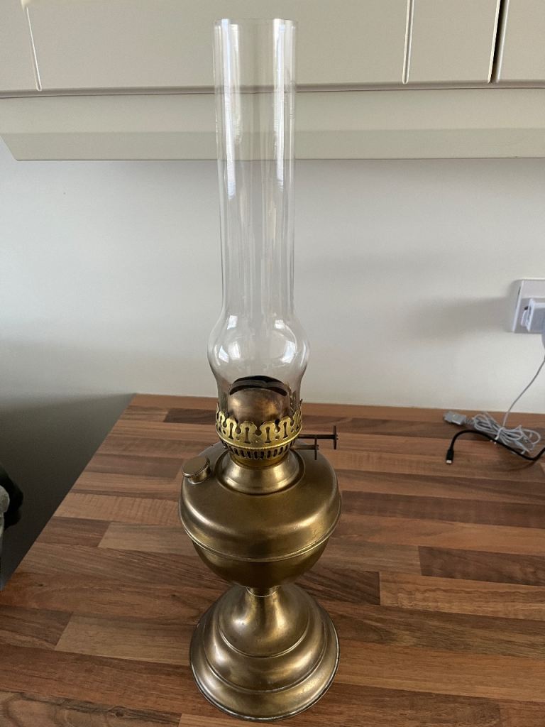 Antique oil lamp