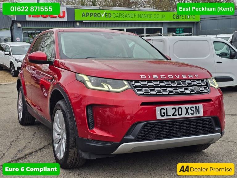 2020 Land Rover Discovery Sport Red 2.0 D180 MHEV SE Euro 6 SUV, 50,600 miles, ULEZ compliant, Au...