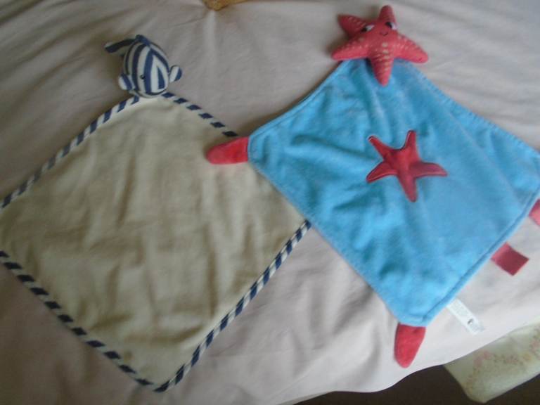 Newborn baby soothers x 5, washable sleep bed cot pram with attached figure - £1 EACH