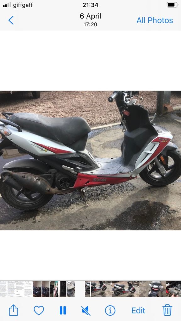 Sym jet 50cc moped 2012 
