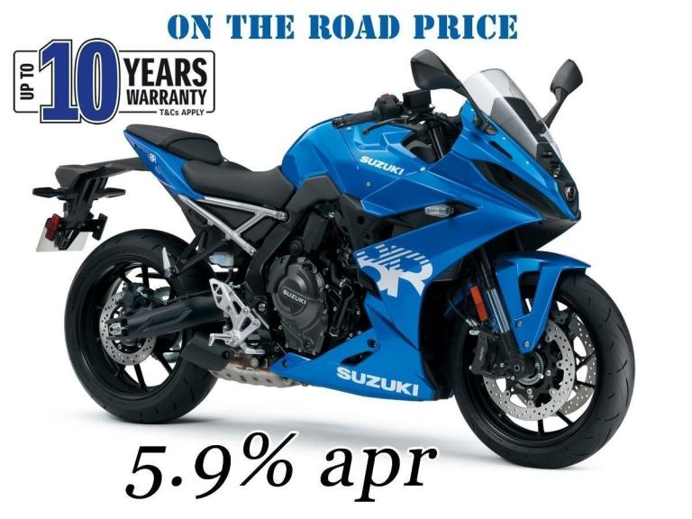 2026 Suzuki GSX-8R GSX8R & 5.9% APR finance, save 504, all colours