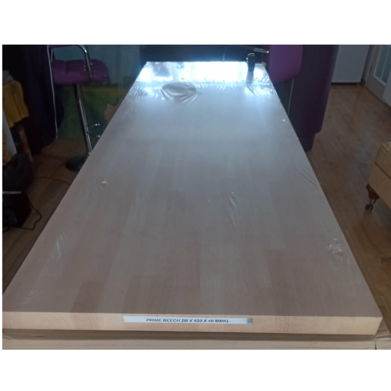 NEW Solid Wood Kitchen Worktop - Prime Beech 2m