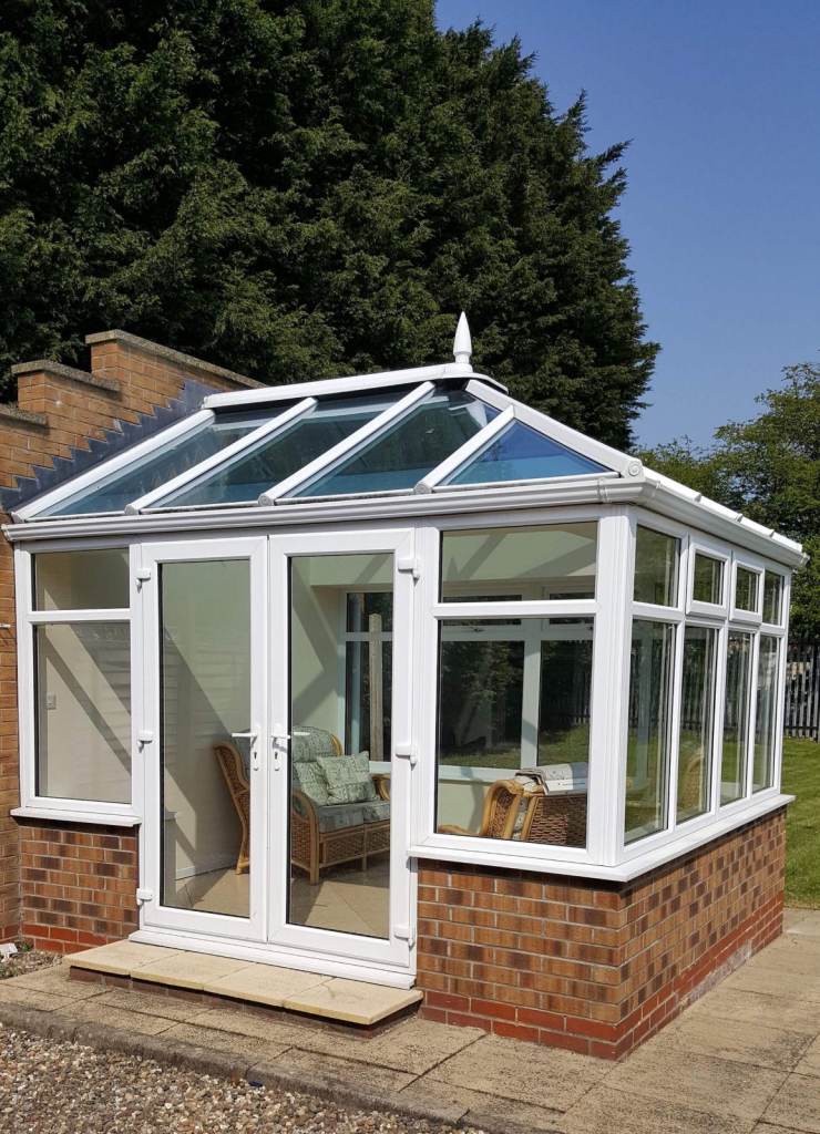 double glazed pvc conservatory