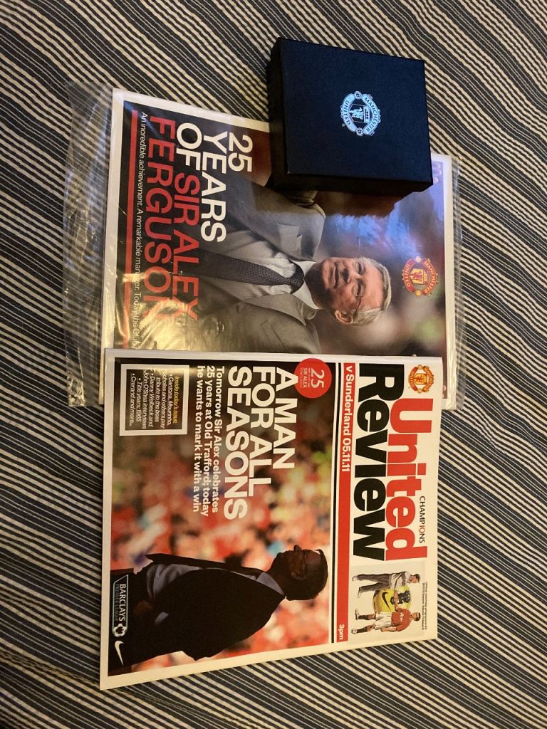 25th Anniversary Sir Alex Ferguson football Bundle