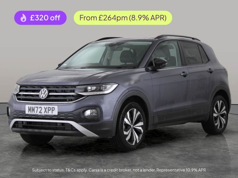 2022 Volkswagen T-Cross 1.0 TSI Black Edition SUV 5dr Petrol DSG Euro 6 (s/s) (110 ps) - AIR CON ...