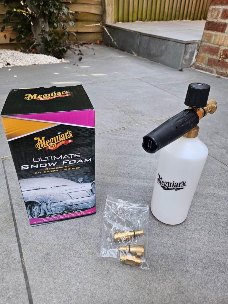 Meguiars car snow foam cannon kit