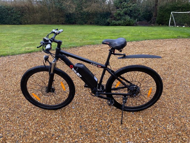 IconBIT Black Electric Mountain Bike – Nearly New Condition