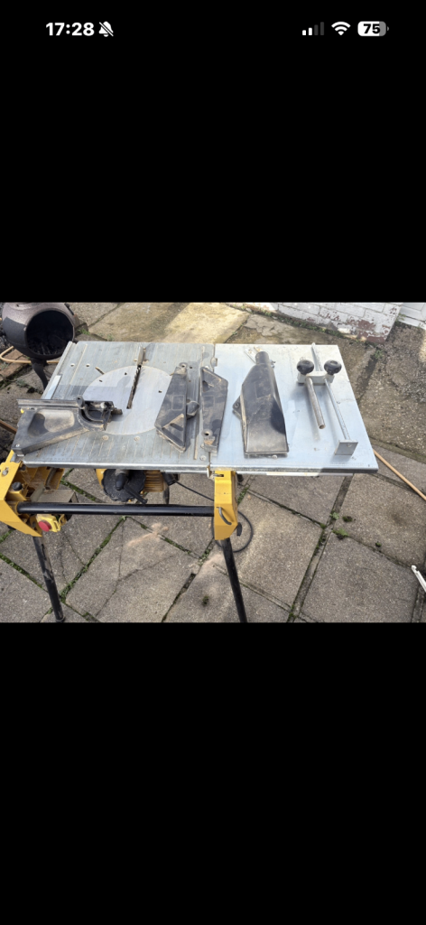 Dewalt Dw 743 flip over saw