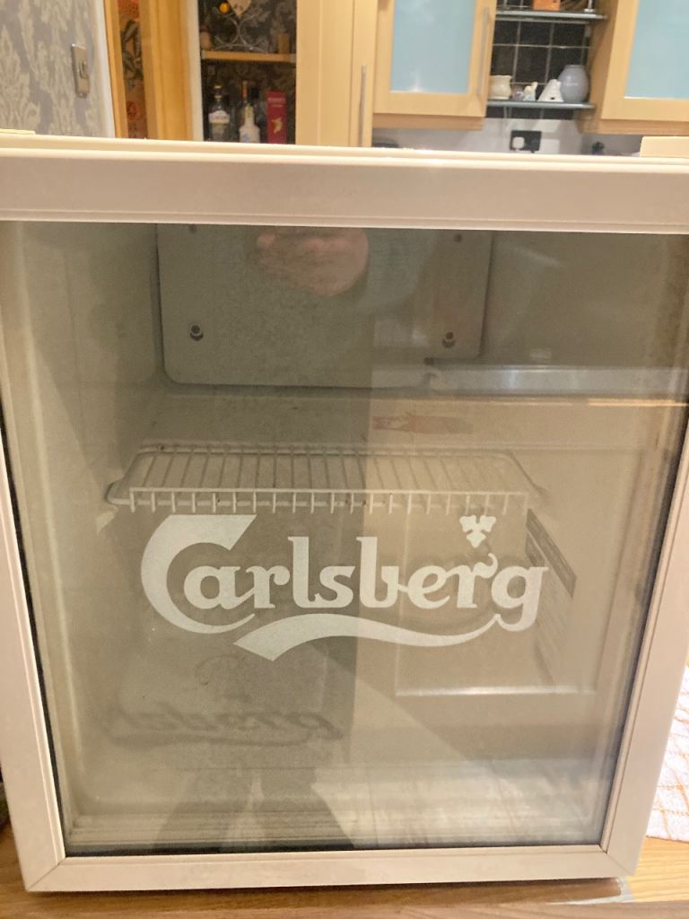 Husky Carlsberg Beer Fridge table top fridge Koolkube