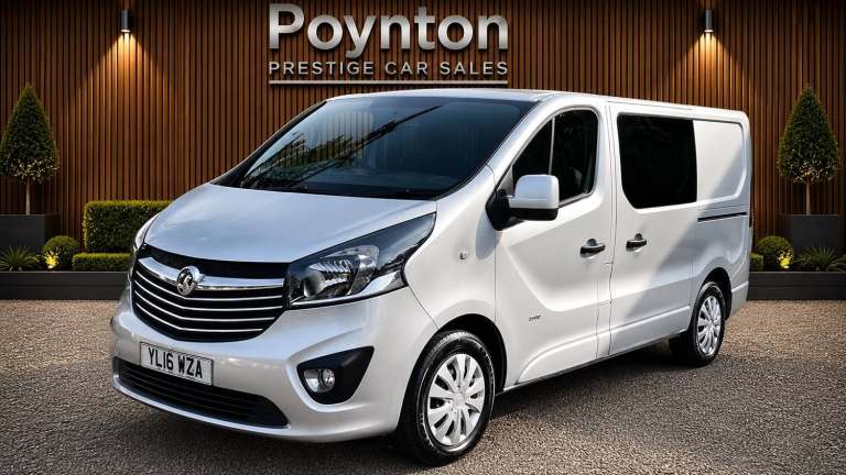 2016 Vauxhall Vivaro 2900 1.6CDTI Bi-Turbo Sportive  Double Cab CREW VAN - NO VAT - NO VAT -  PAN...