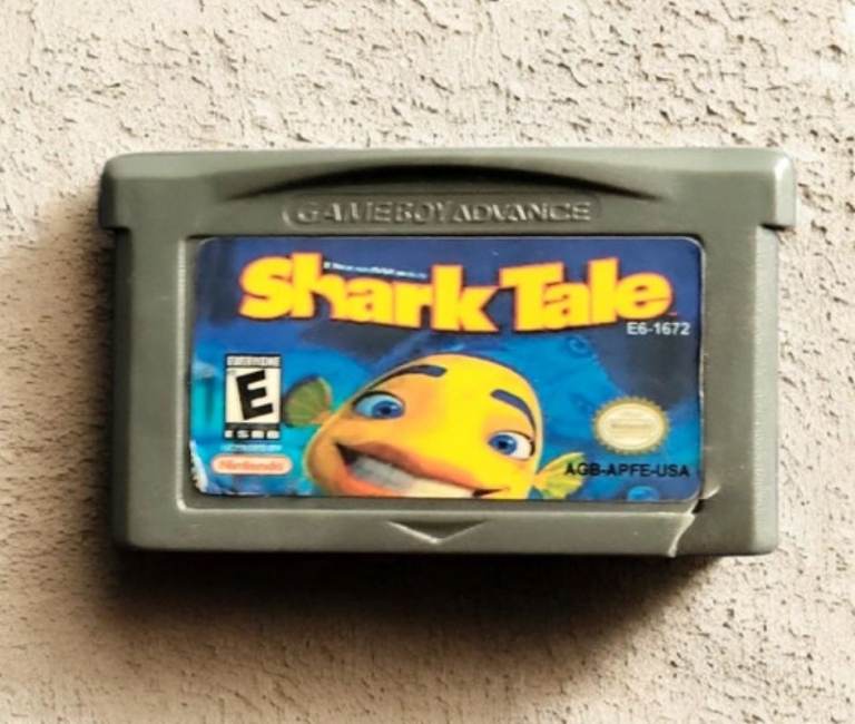 Nintendo Game Boy Advance Shark Tale video game cartridge.