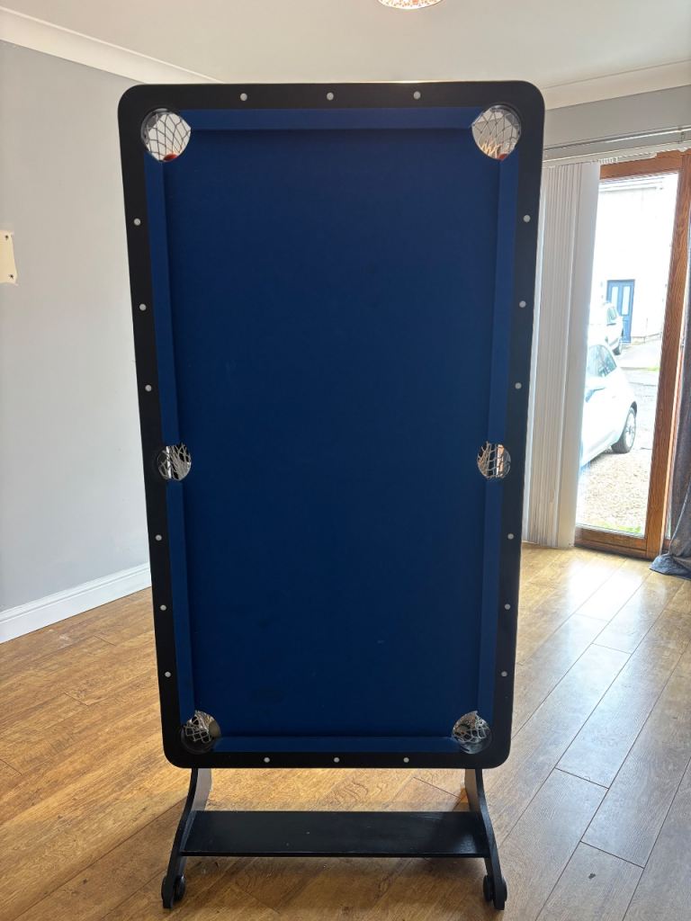 5ft folding 2 in 1 pool and table tennis 